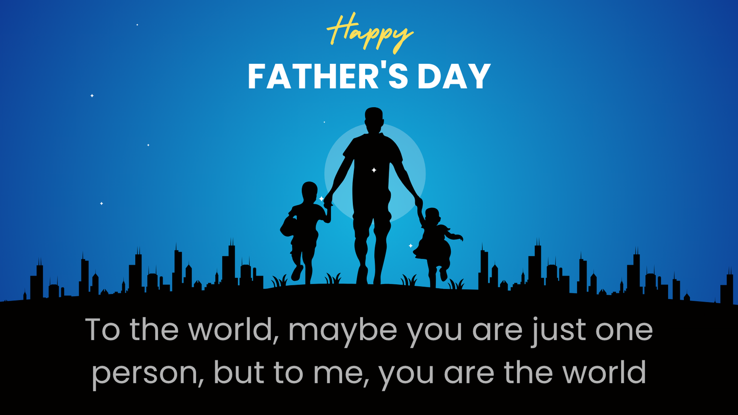 You are My World - Father's Day eCard